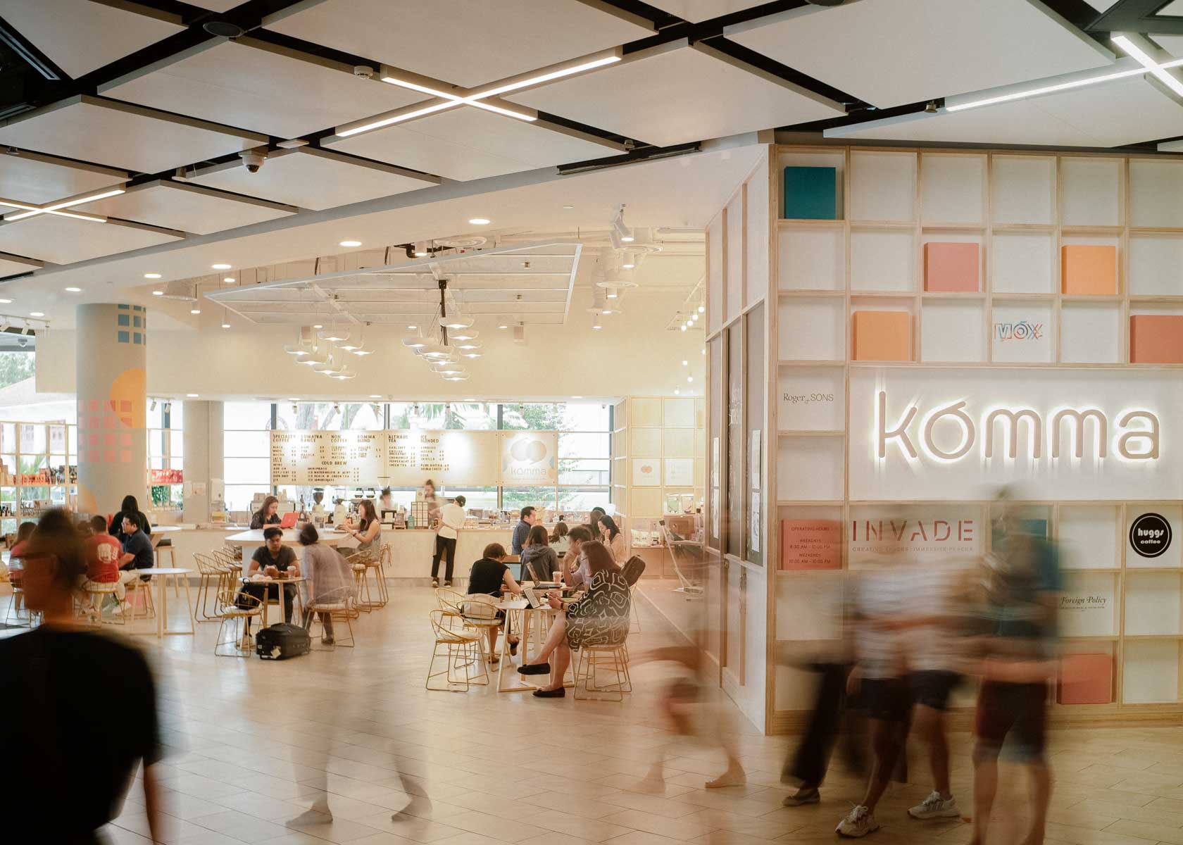 A cafe and retail space for kómma - Roger&Sons